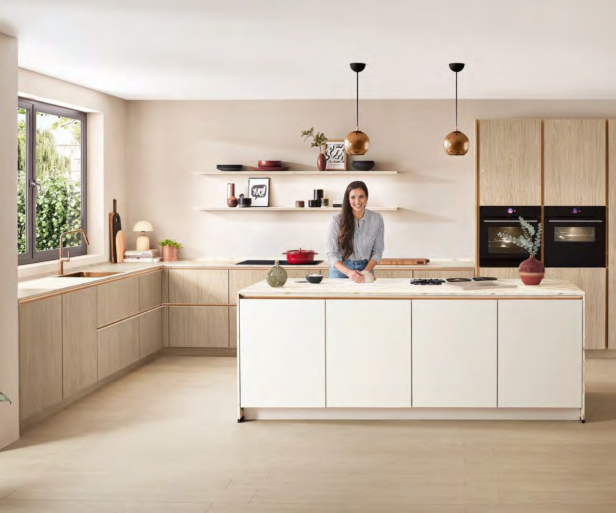 Cocina en L de diseño IXINA